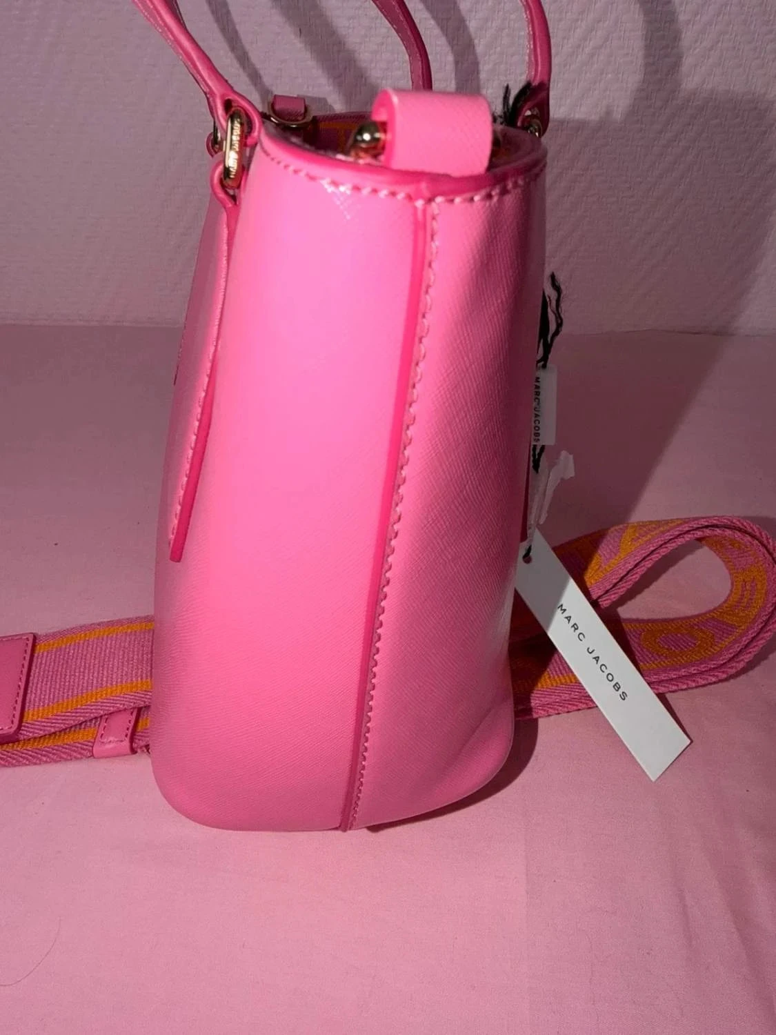 Bolsa rosa tote candy pink Marc Jacobs bolsa nunca usada – photo 8